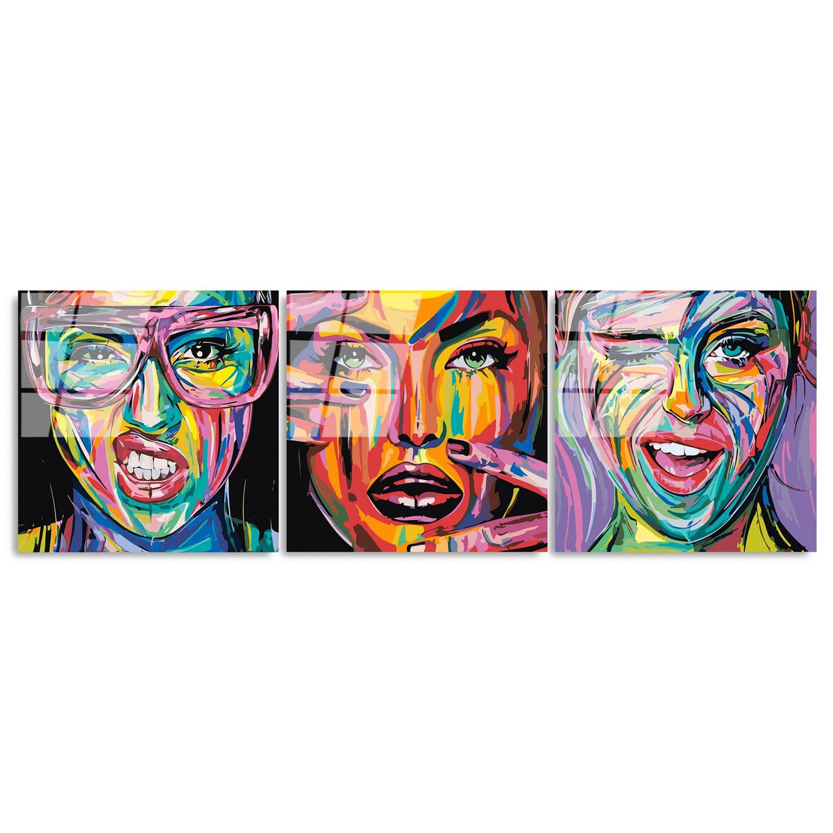UV Bild - Mehrfarbig in Mehrfarbig präsentiert im Onlineshop von KAQTU Design AG. Bild ist von Wallity