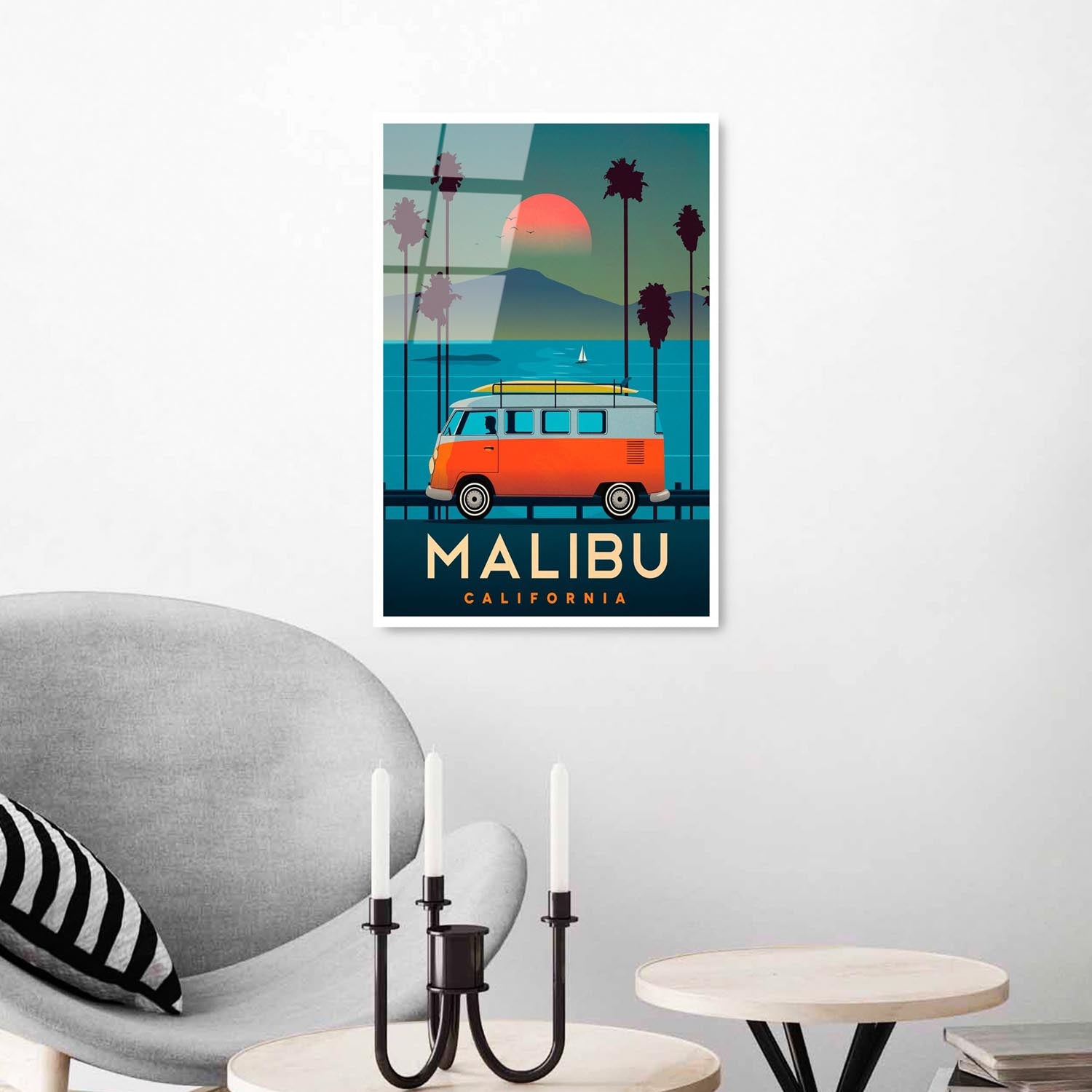 Entdecken Sie die faszinierende Schönheit des mehrfarbigen UV Bildes von Wallity. Dieses gehärtete Glas Kunstwerk bringt lebendige Farben und Stil in jeden Raum.