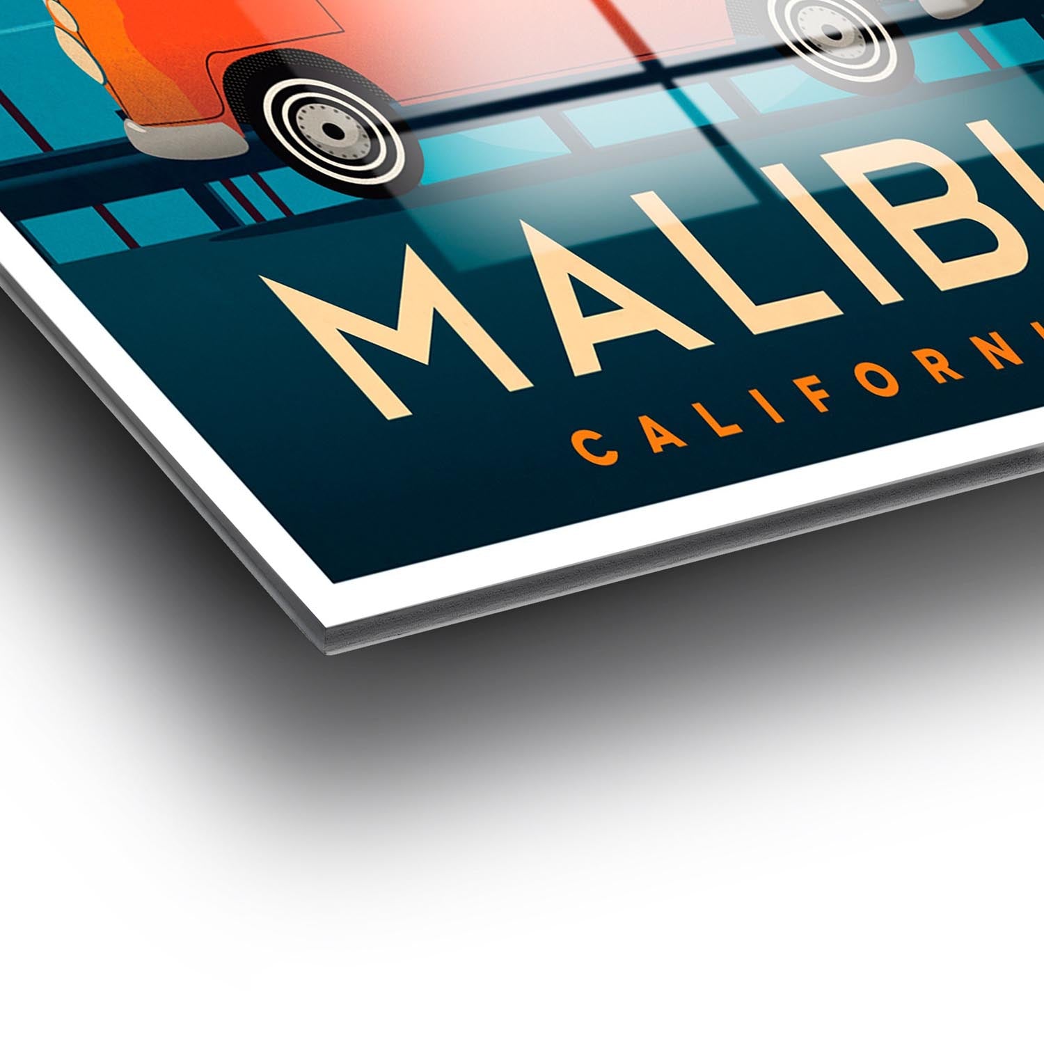 Verleihen Sie Ihrem Zuhause mit dem mehrfarbigen UV Bild von Wallity einen Hauch von Eleganz. Dieses langlebige Kunstwerk aus gehärtetem Glas bleibt farbenfroh und beeindruckend.