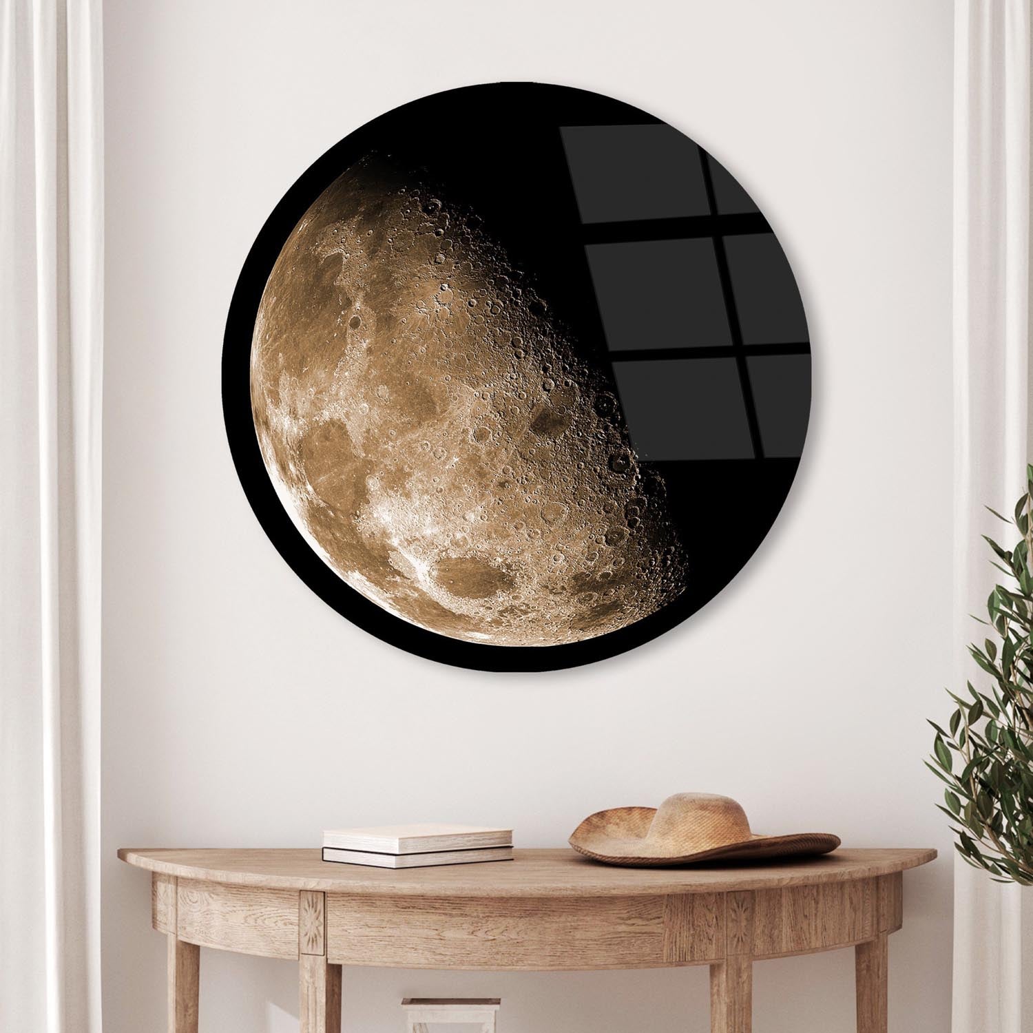 Entdecken Sie das mehrfarbige UV-Bild von Wallity – ein elegantes Kunstwerk aus gehärtetem Glas, das jeden Raum verwandelt.