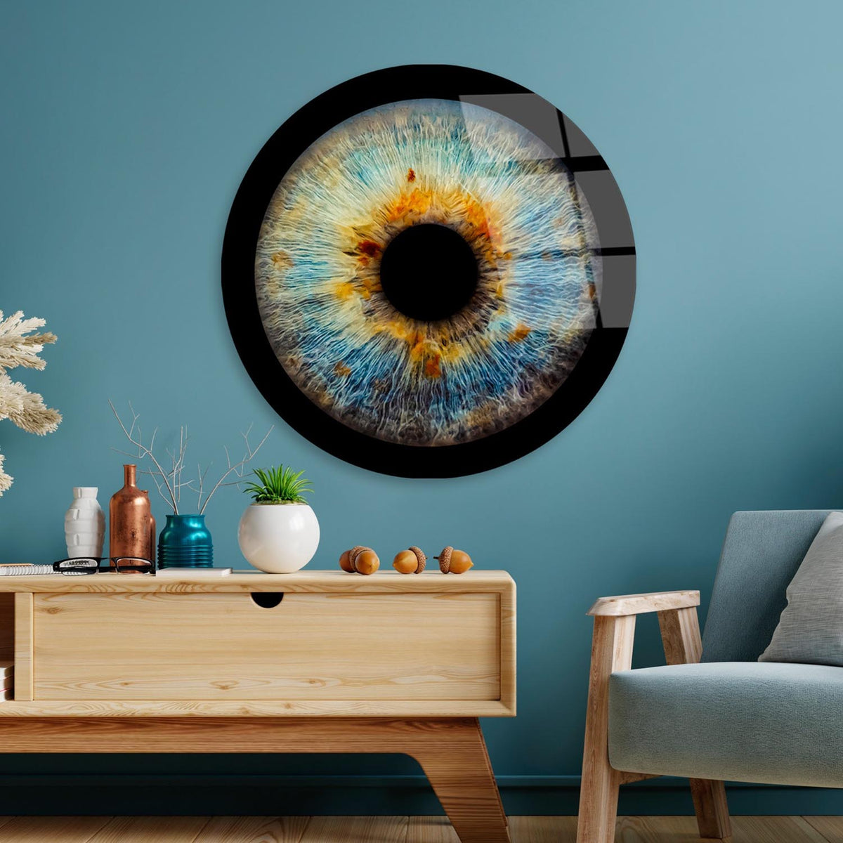 UV Bild - Mehrfarbig in Mehrfarbig präsentiert im Onlineshop von KAQTU Design AG. Bild ist von Wallity