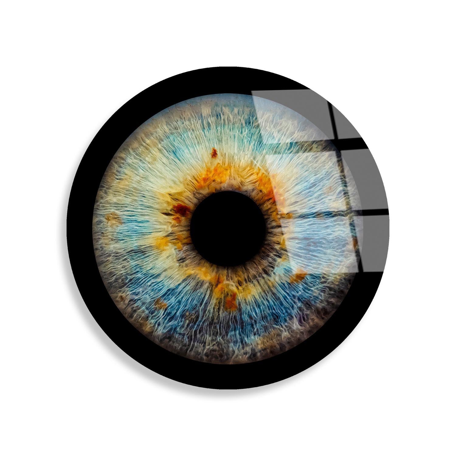 Verleihen Sie Ihrem Zuhause mit dem mehrfarbigen UV-Bild von Wallity einen Hauch von Eleganz. Bruchsicheres Glas, lebendige Farben und einfache Pflege.