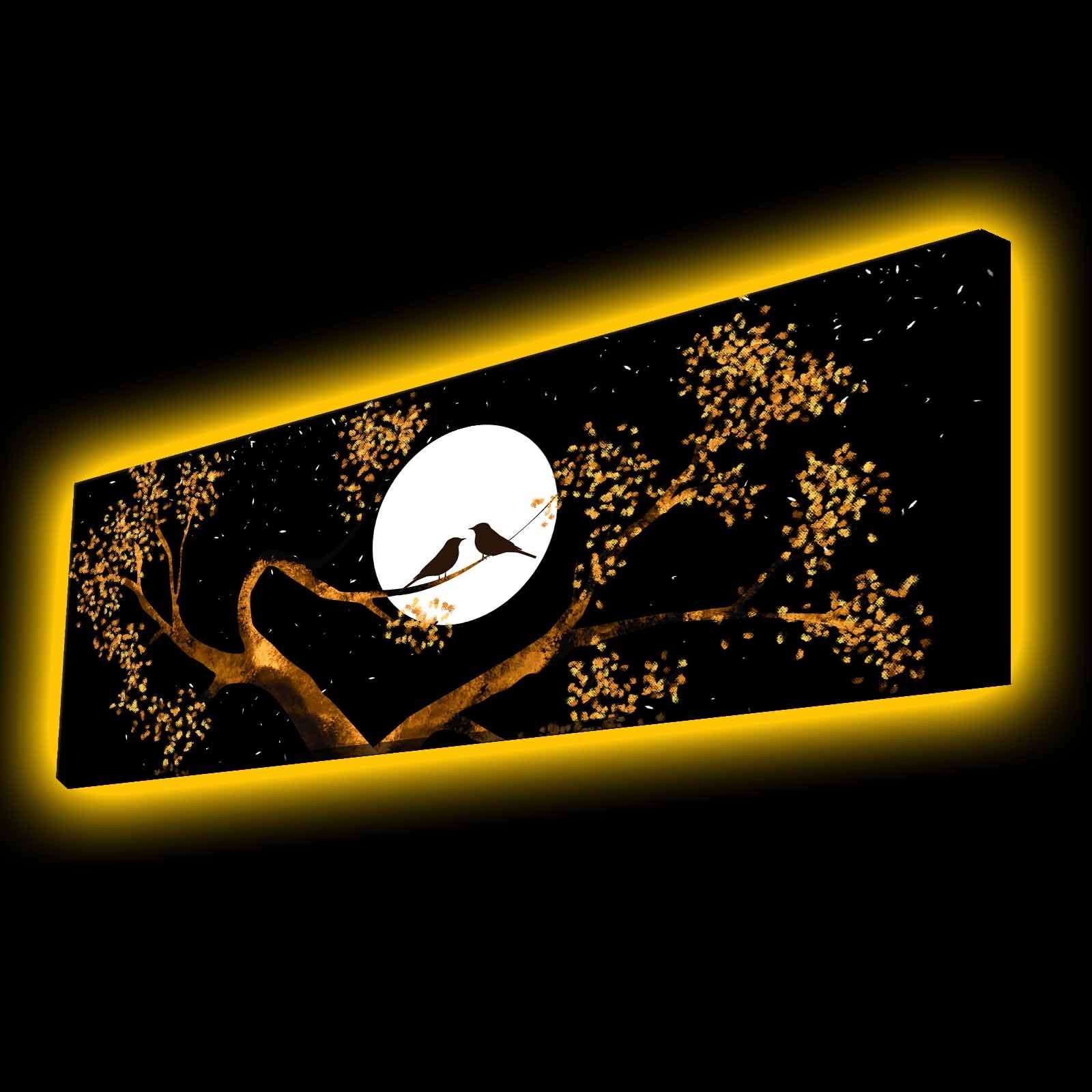 Erleben Sie das mehrfarbige LED-Leinwandbild 3090KTLGDACT von Wallity. Verwandeln Sie Ihr Zuhause mit strahlenden Farben und stimmungsvollem Licht.