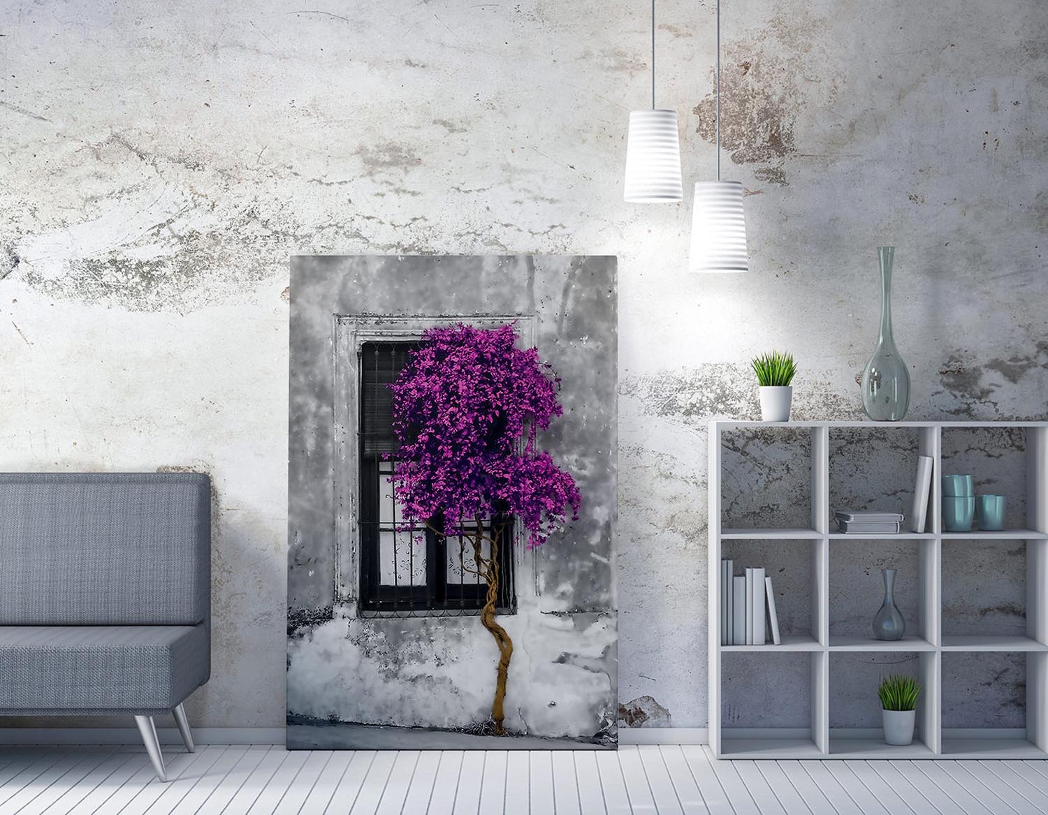 Entdecken Sie das fesselnde WY239 Leinwandbild (50 x 70) von Wallity. Bringen Sie Farbe und Stil in Ihr Zuhause mit diesem einzigartigen Kunstwerk.