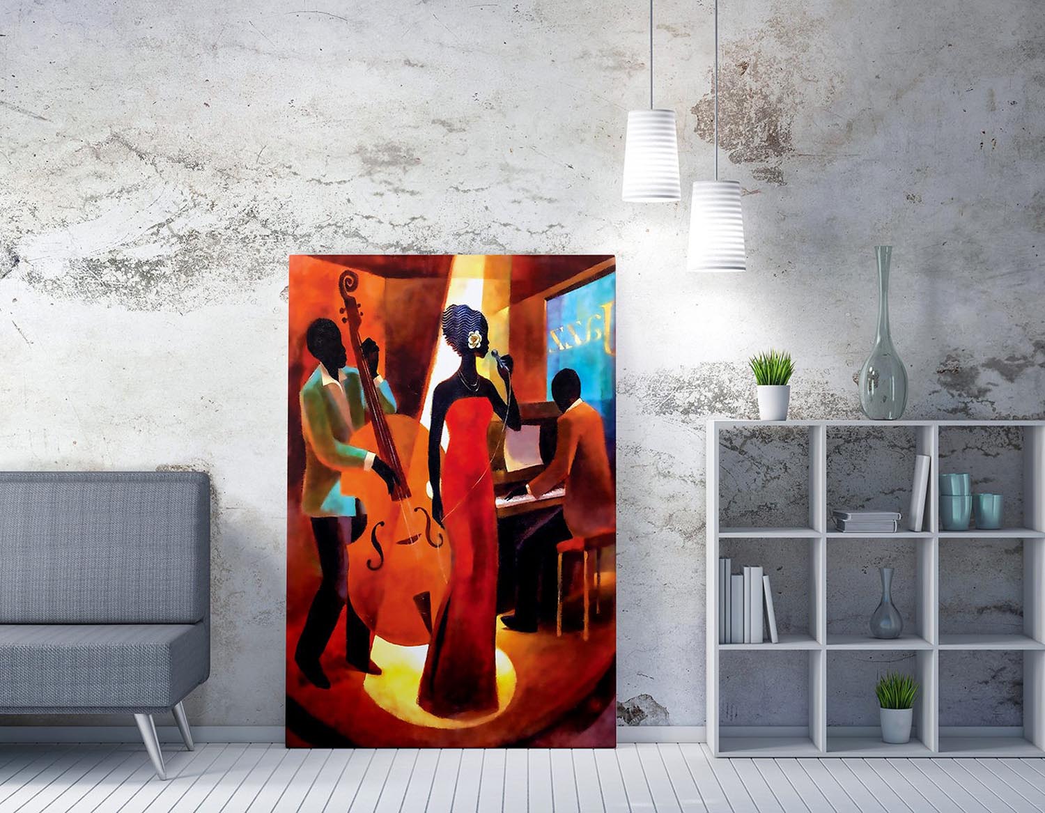 Verleihen Sie Ihrem Raum mit dem mehrfarbigen WY216 Leinwandbild (70 x 100 cm) von Wallity einen einzigartigen Akzent. Kunst, die begeistert!