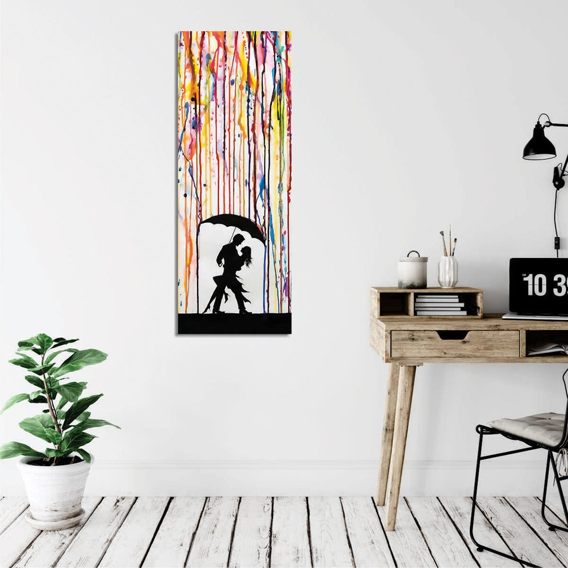 Verleihen Sie Ihrem Raum mit dem mehrfarbigen Leinwandbild PC327 von Wallity einen Hauch von Eleganz und Kreativität. Ein Meisterwerk für Ihr Zuhause!