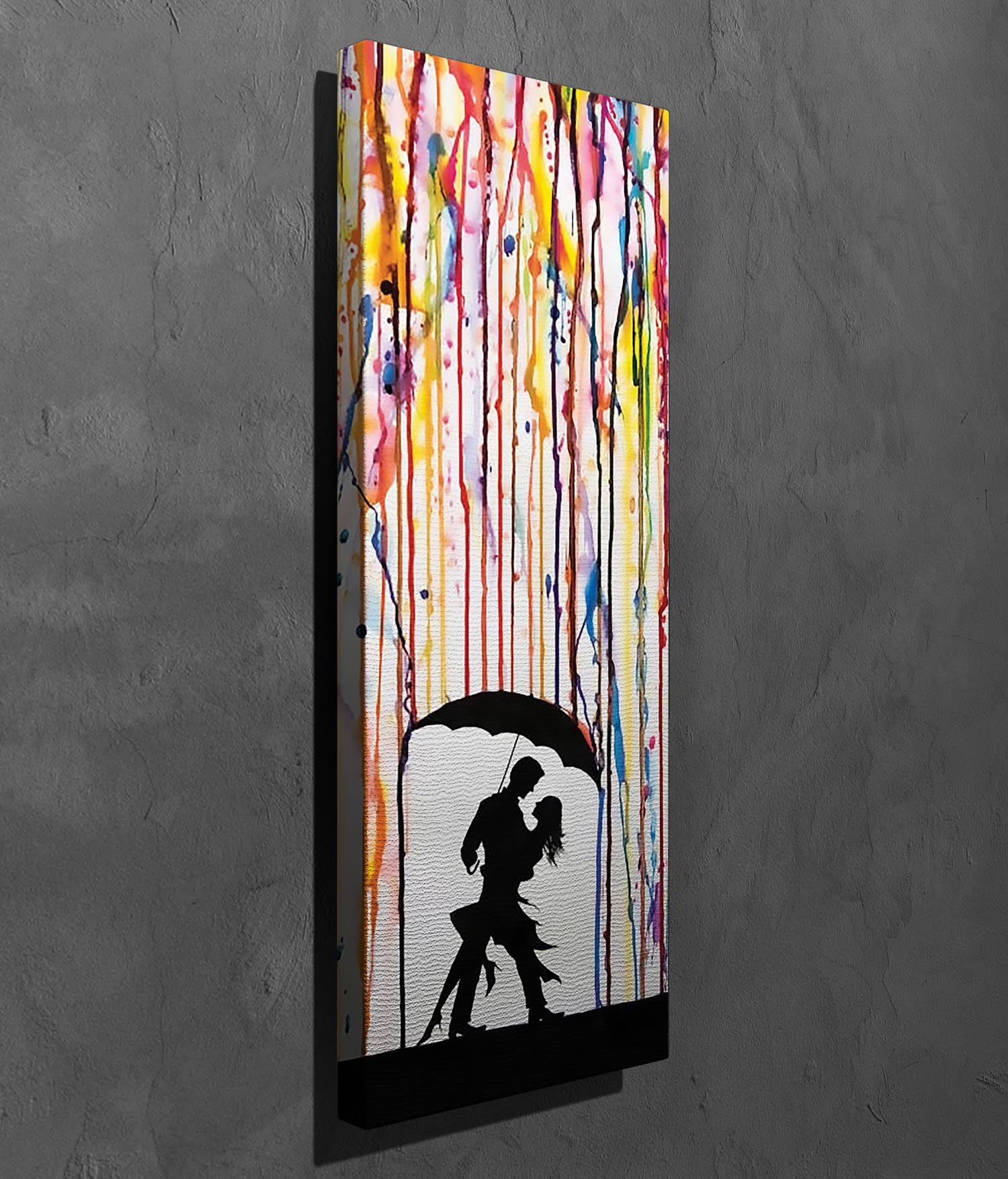 Verleihen Sie Ihrem Raum mit dem mehrfarbigen Leinwandbild PC327 von Wallity einen Hauch von Eleganz und Emotion. Ein Kunstwerk, das begeistert!