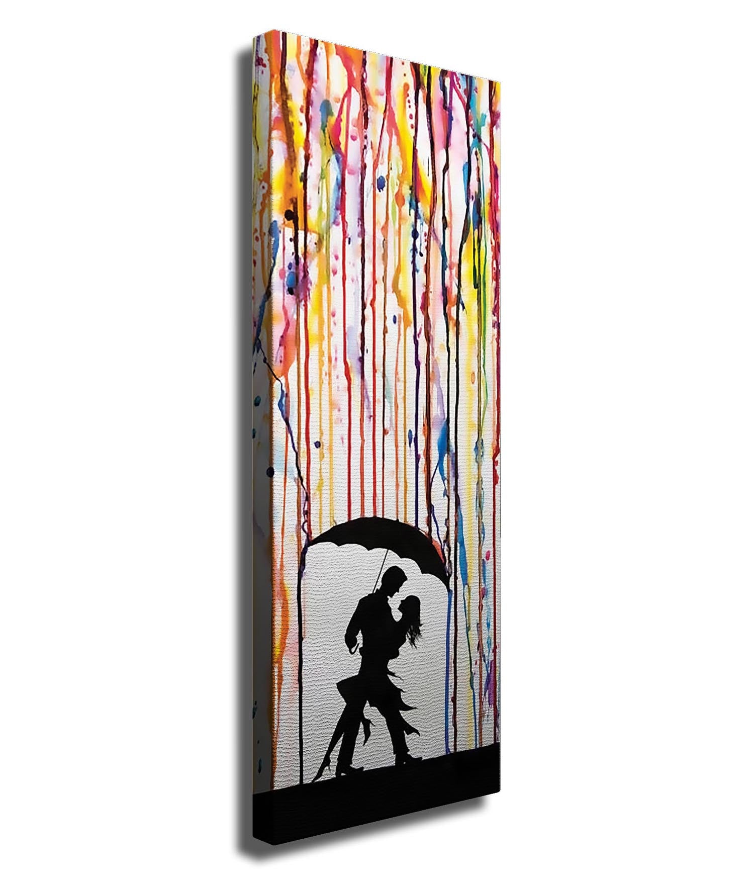 Entdecken Sie das mehrfarbige Leinwandbild PC327 von Wallity – ein emotionales Kunstwerk, das jeden Raum verzaubert und inspiriert.