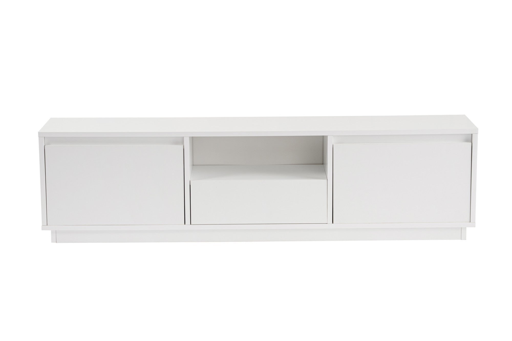 Verleihen Sie Ihrem Wohnzimmer mit dem Vanguard Sideboard in natürlichem Weiß von Nordure einen Hauch von Eleganz und Stil – ideal für eine moderne Einrichtung.