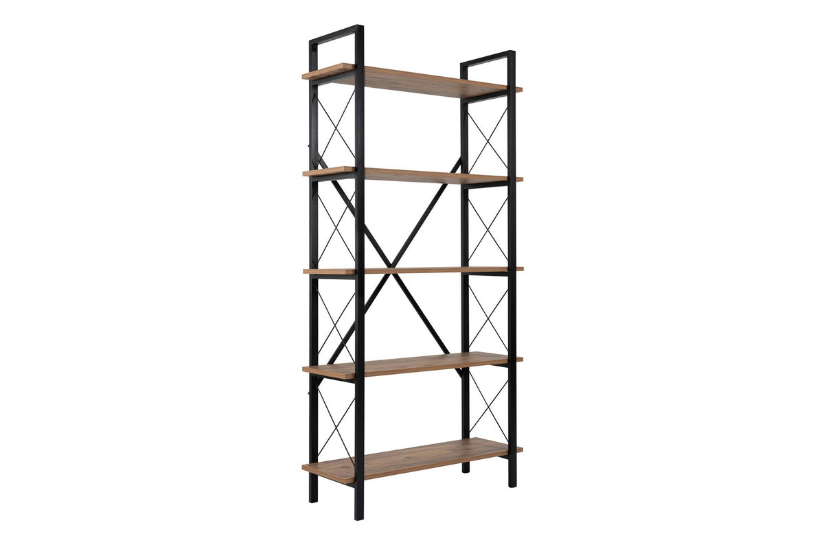 Elysian Bücherregal - Atlantische Kiefer Schwarz in Atlantische Kiefer Schwarz präsentiert im Onlineshop von KAQTU Design AG. Bücherregal ist von Nordure