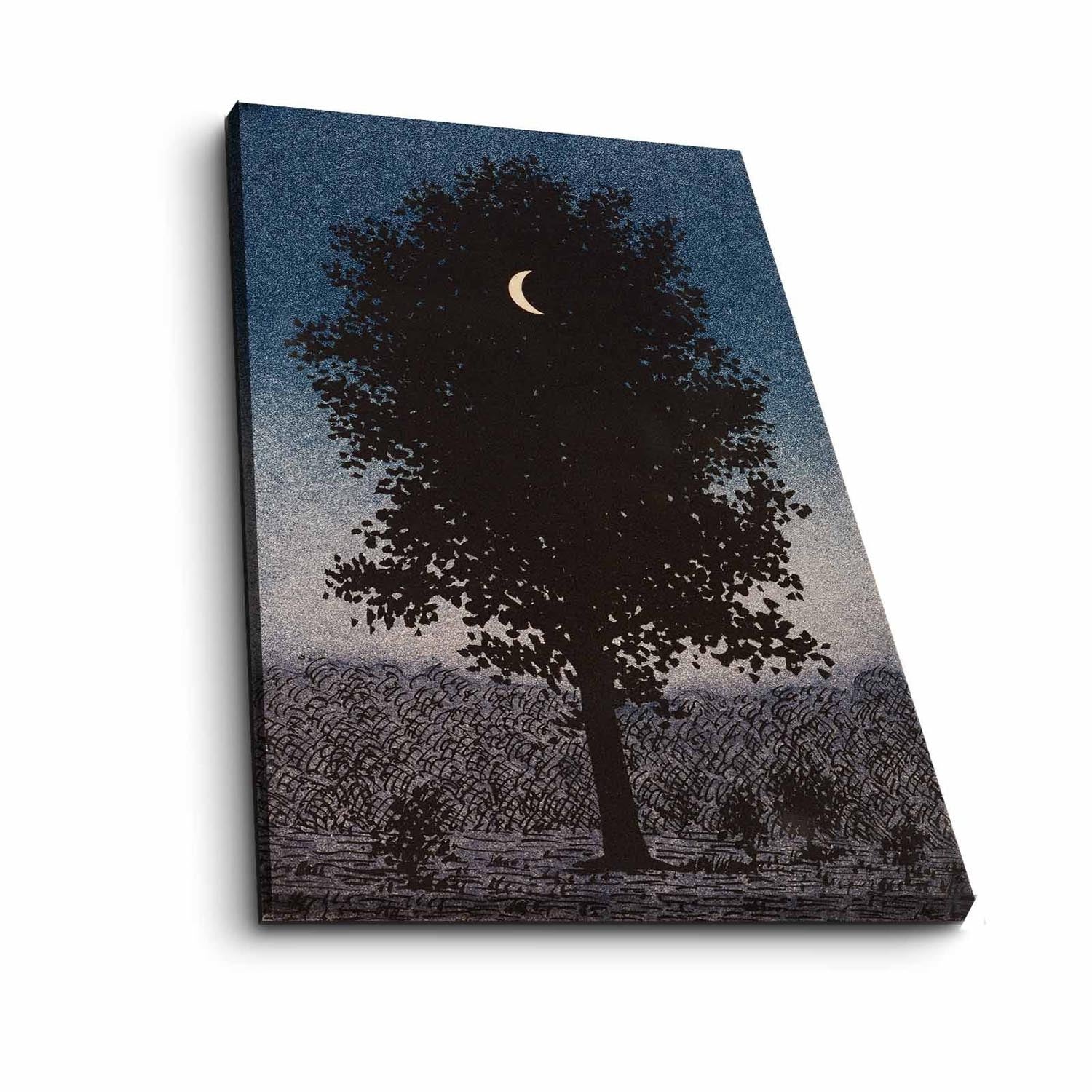 Verleihen Sie Ihrem Zuhause mit dem FAMOUSART-039 von Wallity einen Hauch von Magritte. Dieses exquisite Leinwandgemälde aus 100% Wildleder begeistert mit surrealer Kunst und eleganter Rahmung.