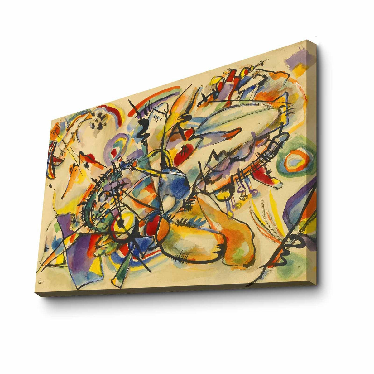 70100FAMOUSART Bild - Mehrfarbig in Mehrfarbig präsentiert im Onlineshop von KAQTU Design AG. Bild ist von Wallity