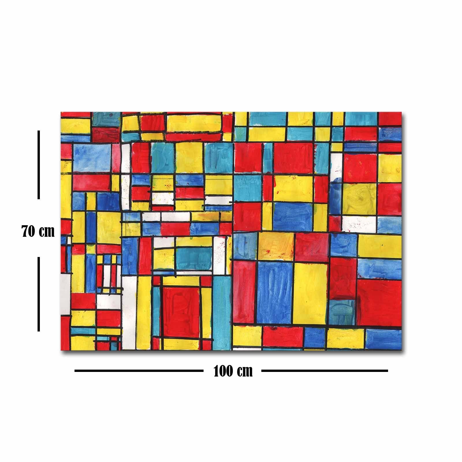 Verleihen Sie Ihrem Raum mit dem 70100FAMOUSART Bild von Wallity einen Hauch von Kandinskys zeitloser Kunst und lebendigen Farben!