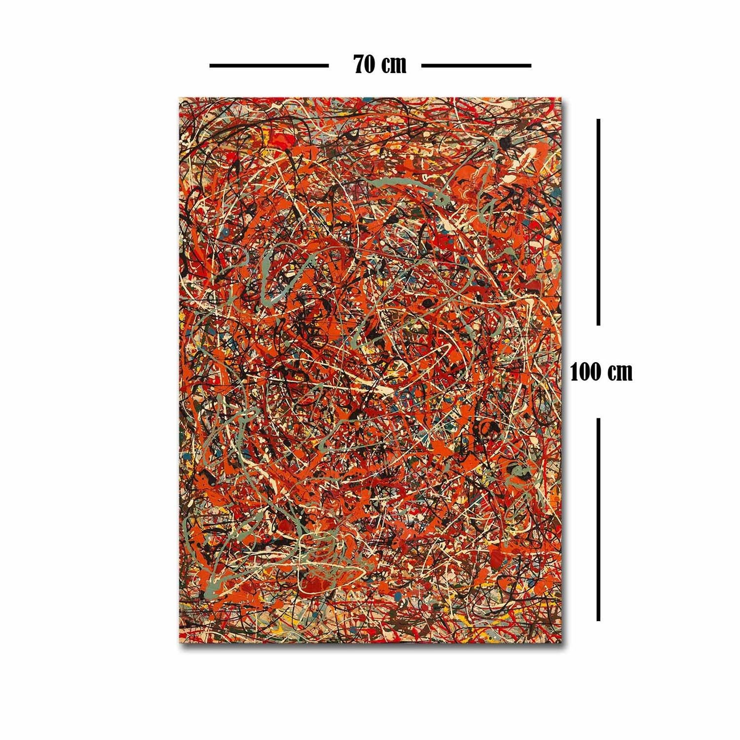 Erleben Sie "The Fury" von Jackson Pollock – ein lebendiges Kunstwerk, das Leidenschaft und Dynamik in Ihr Zuhause bringt und jeden Raum verwandelt.