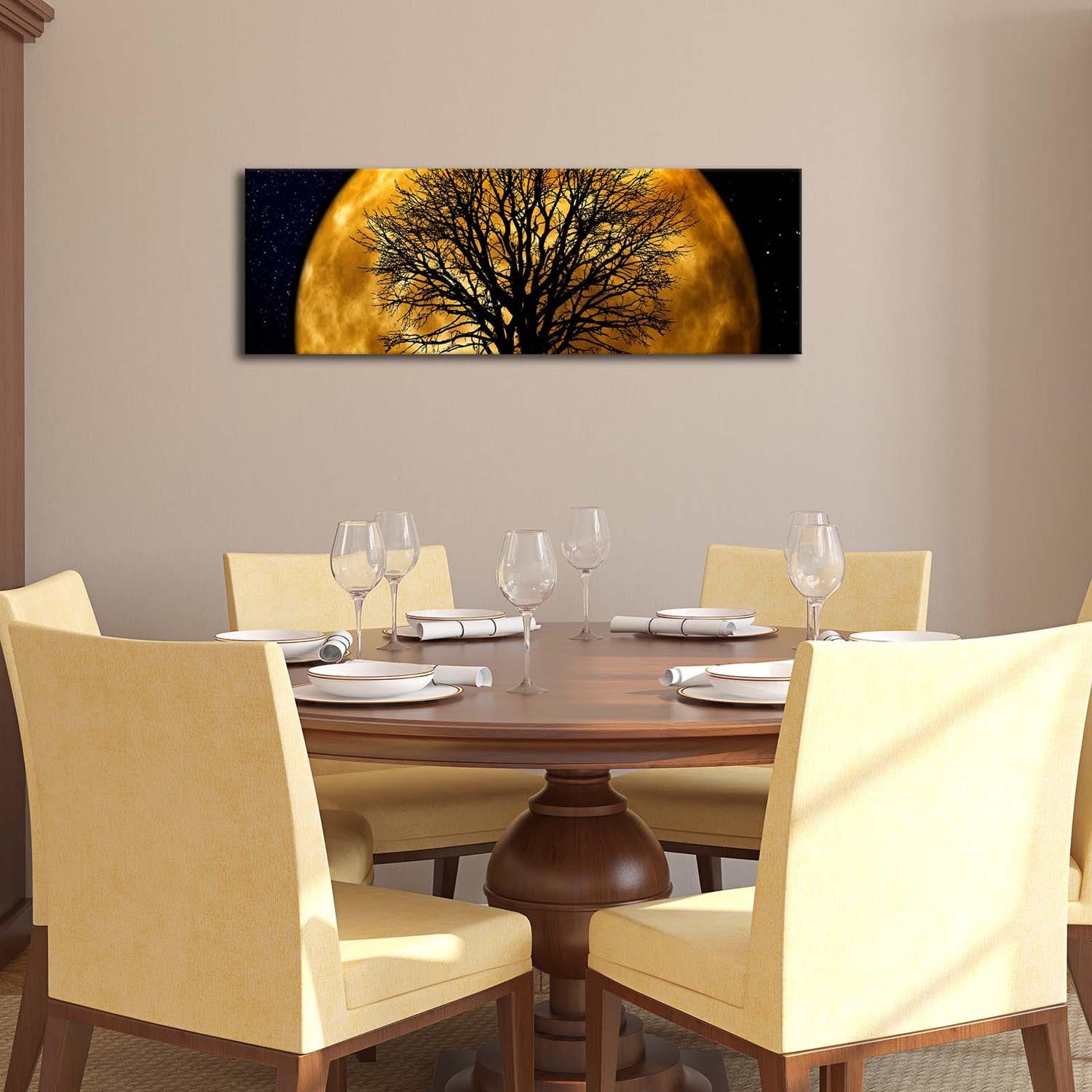 Erleben Sie die faszinierende LED-Leinwand 3090DACT von Wallity! Mehrfarbige Lichter und edles Design schaffen eine einladende Atmosphäre in jedem Raum.