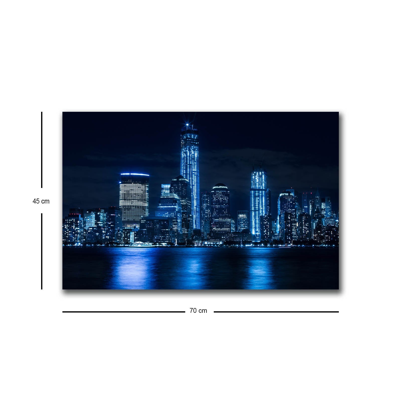 Verleihen Sie Ihrem Raum mit dem mehrfarbigen LED-Gemälde 4570HDACT von Wallity einen Hauch von Luxus und zauberhaftem Licht! Ideal für jedes Zuhause.