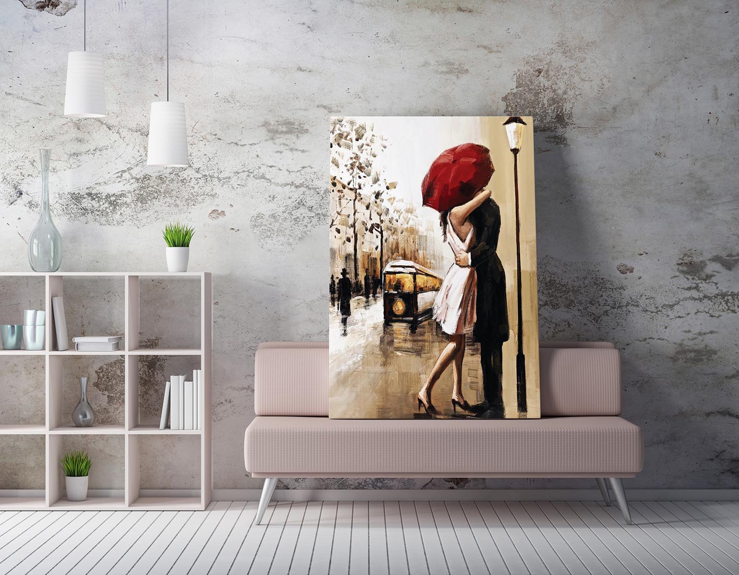 Entdecken Sie das fesselnde WY79 Leinwandbild (50 x 70 cm) von Wallity. Bringen Sie Farbe und Eleganz in Ihr Zuhause!