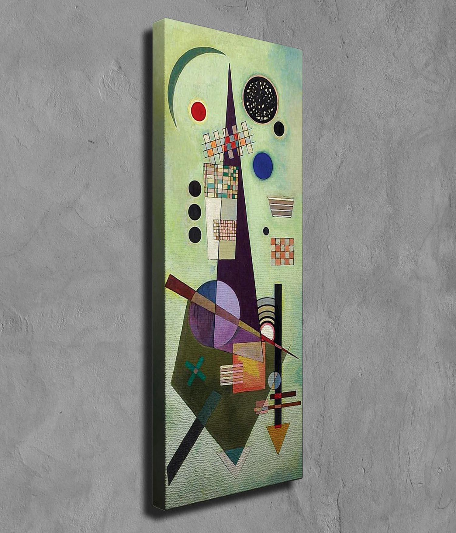 Entdecken Sie das fesselnde Leinwandgemälde von Kandinsky. Bringen Sie Farbe und Emotion in Ihr Zuhause mit diesem einzigartigen Kunstwerk.