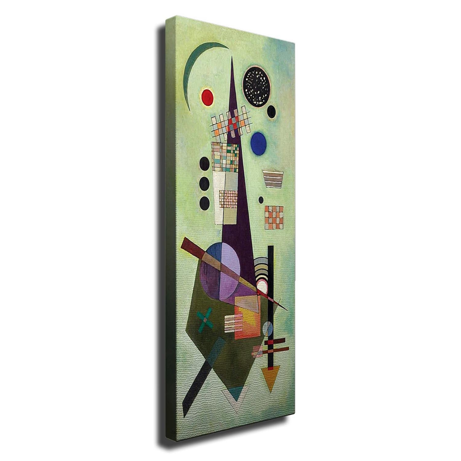 Entdecken Sie die faszinierende Welt von Kandinskys Kunst mit unserem mehrfarbigen Leinwandgemälde. Perfekt für stilvolles Wohnen!