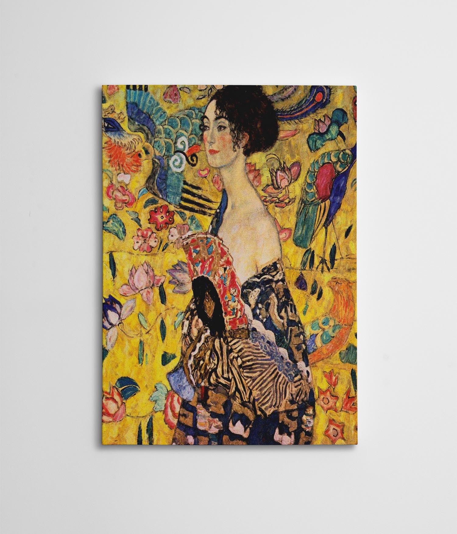 Entdecken Sie das WY88 Leinwandbild (50 x 70) von Wallity und bringen Sie Gustav Klimts faszinierende Kunst in Ihr Zuhause!