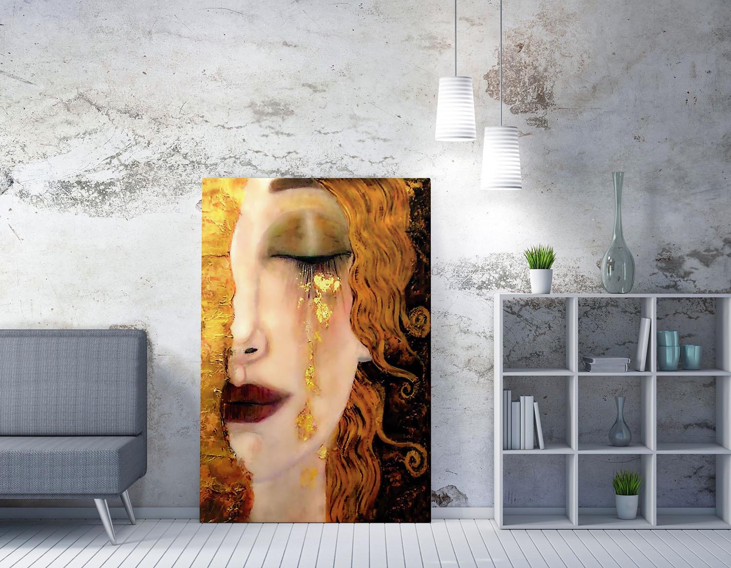 Verleihen Sie Ihrem Raum mit dem gerahmten Leinwandbild WY142 (50 x 70) von Wallity einen Hauch von Eleganz und lebendiger Kunst. Ideal für jedes Zuhause!