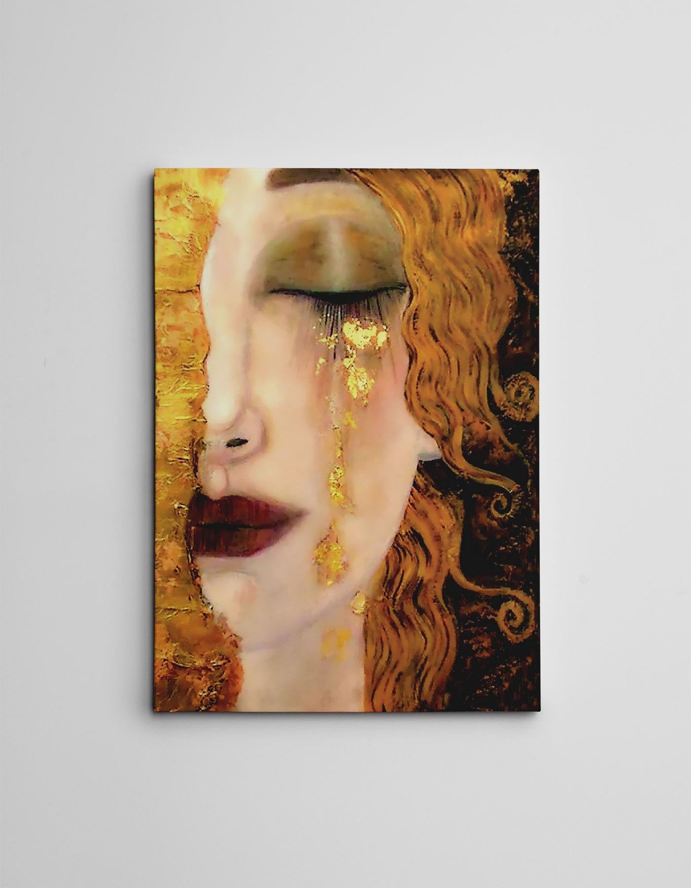 Entdecken Sie das gerahmte Leinwandgemälde WY142 (50 x 70) von Wallity – ein faszinierendes Kunstwerk, das jeden Raum mit Farbe und Stil bereichert.