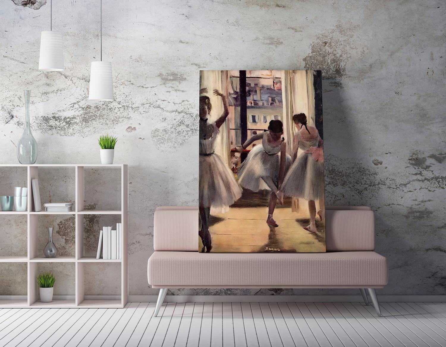 Verleihen Sie Ihrem Raum mit dem gerahmten Leinwandbild WY302 (50 x 70) von Wallity einen Hauch von Kunst und Stil. Ideal für jede Einrichtung!