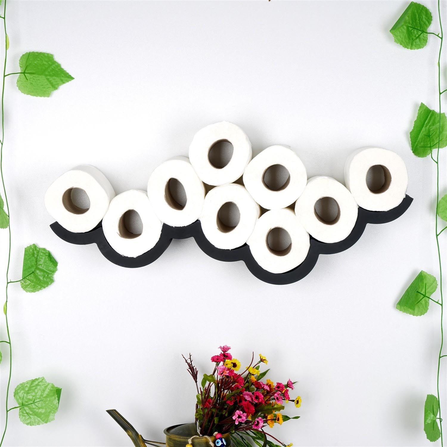 Wc018 in Schwarz präsentiert im Onlineshop von KAQTU Design AG. Toilettenartikel ist von Hanah Home