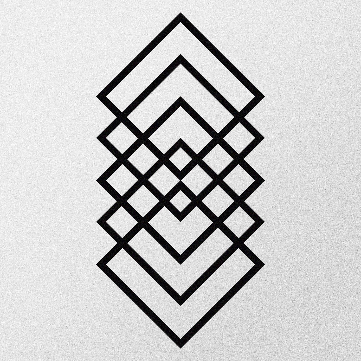 Geometry in Schwarz präsentiert im Onlineshop von KAQTU Design AG. Wanddeko ist von Wallity