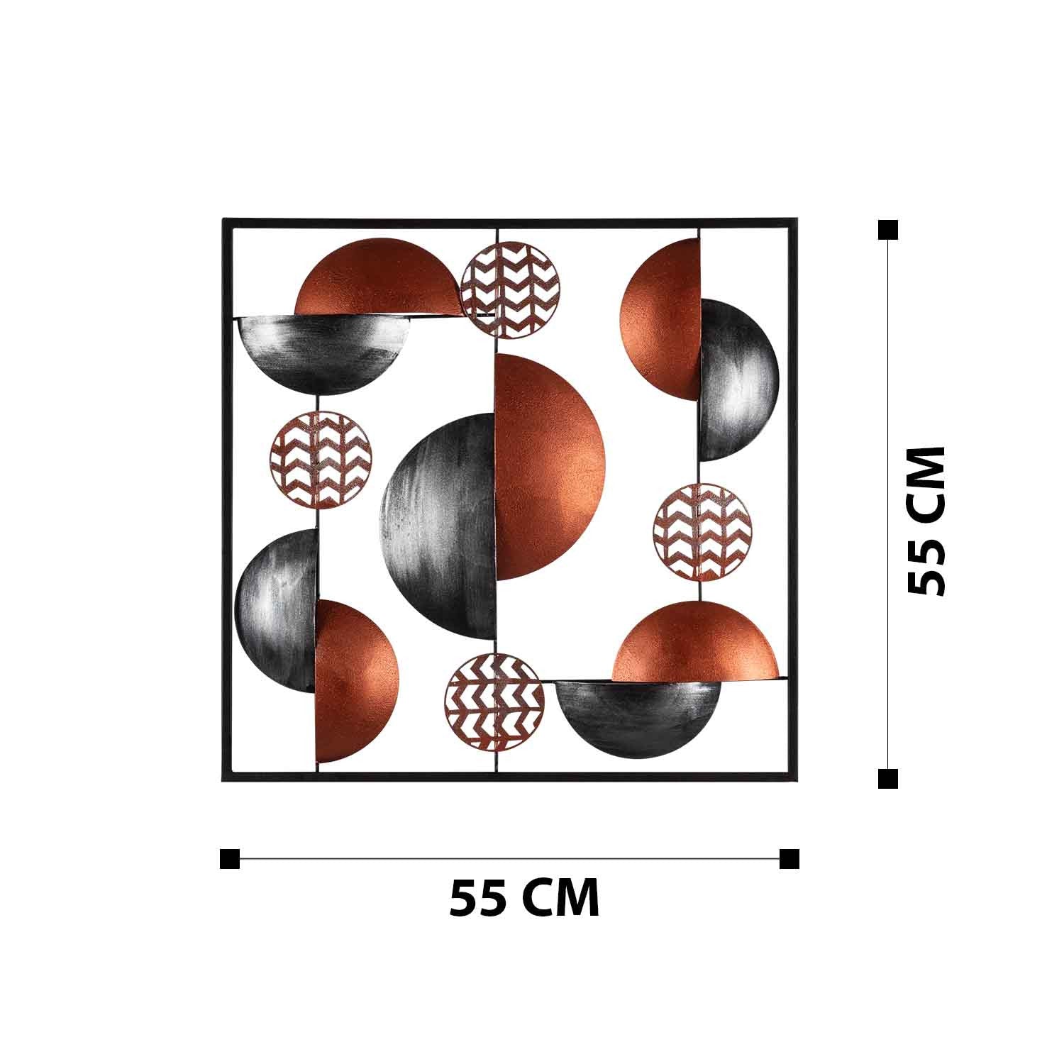 Gestalten Sie Ihre Wände neu mit der Aurora Wanddeko von Wallity – ein stilvolles, mehrfarbiges Metallkunstwerk, das jeden Raum verzaubert!