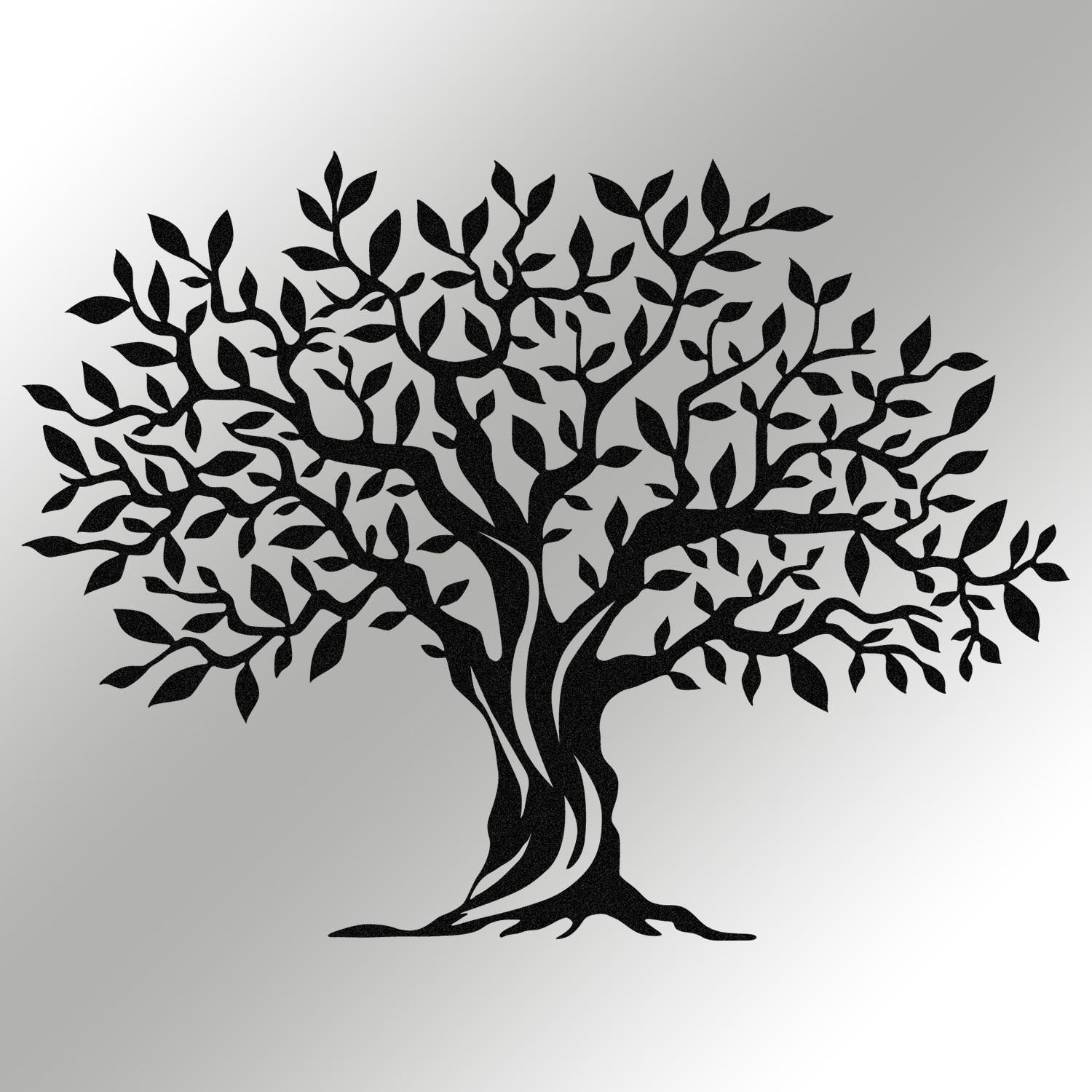 Entdecken Sie die Yaprak Dokumu Wanddeko von Wallity in elegantem Schwarz. Hochwertige Metallverarbeitung und zeitloses Design für stilvolle Akzente.