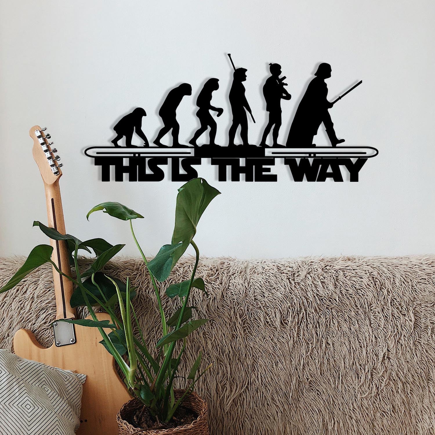 Entdecken Sie die Evrim Wanddeko von Wallity – ein elegantes Holz-Wandaccessoire, das Stil und Raffinesse in Ihr Zuhause bringt.