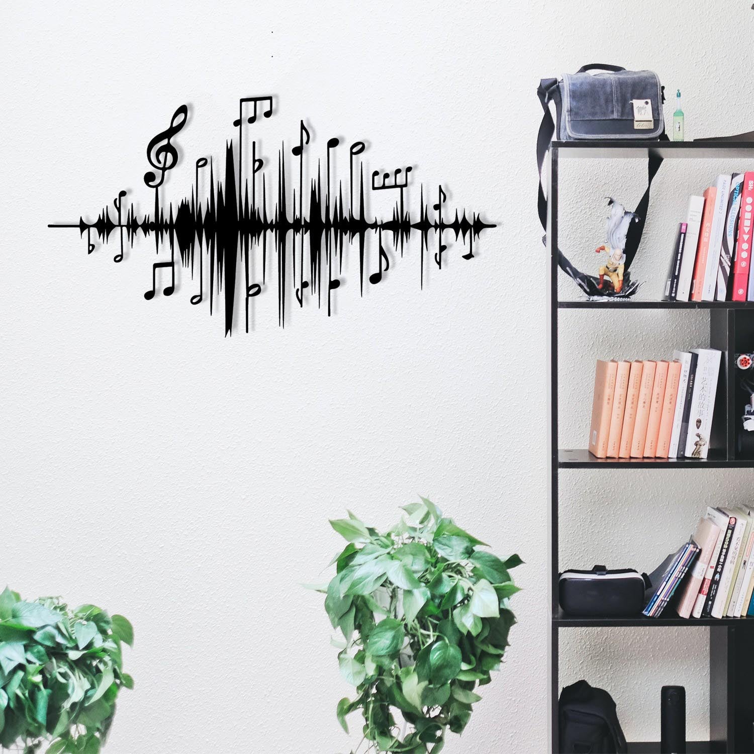 Verleihen Sie Ihrem Raum mit der schwarzen Wanddeko von Wallity einen Hauch von Eleganz. Dieses hochwertige Metall-Accessoire ist die perfekte Wahl für stilvolle Akzente.