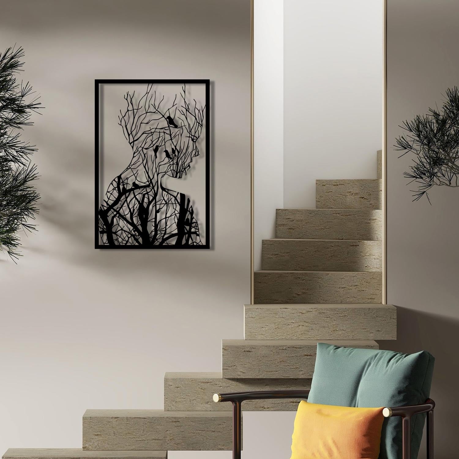 Gestalten Sie Ihre Wände neu mit der eleganten Arakan Wanddeko in Schwarz von Wallity. Hochwertiges Metall und zeitloses Design für jeden Raum!