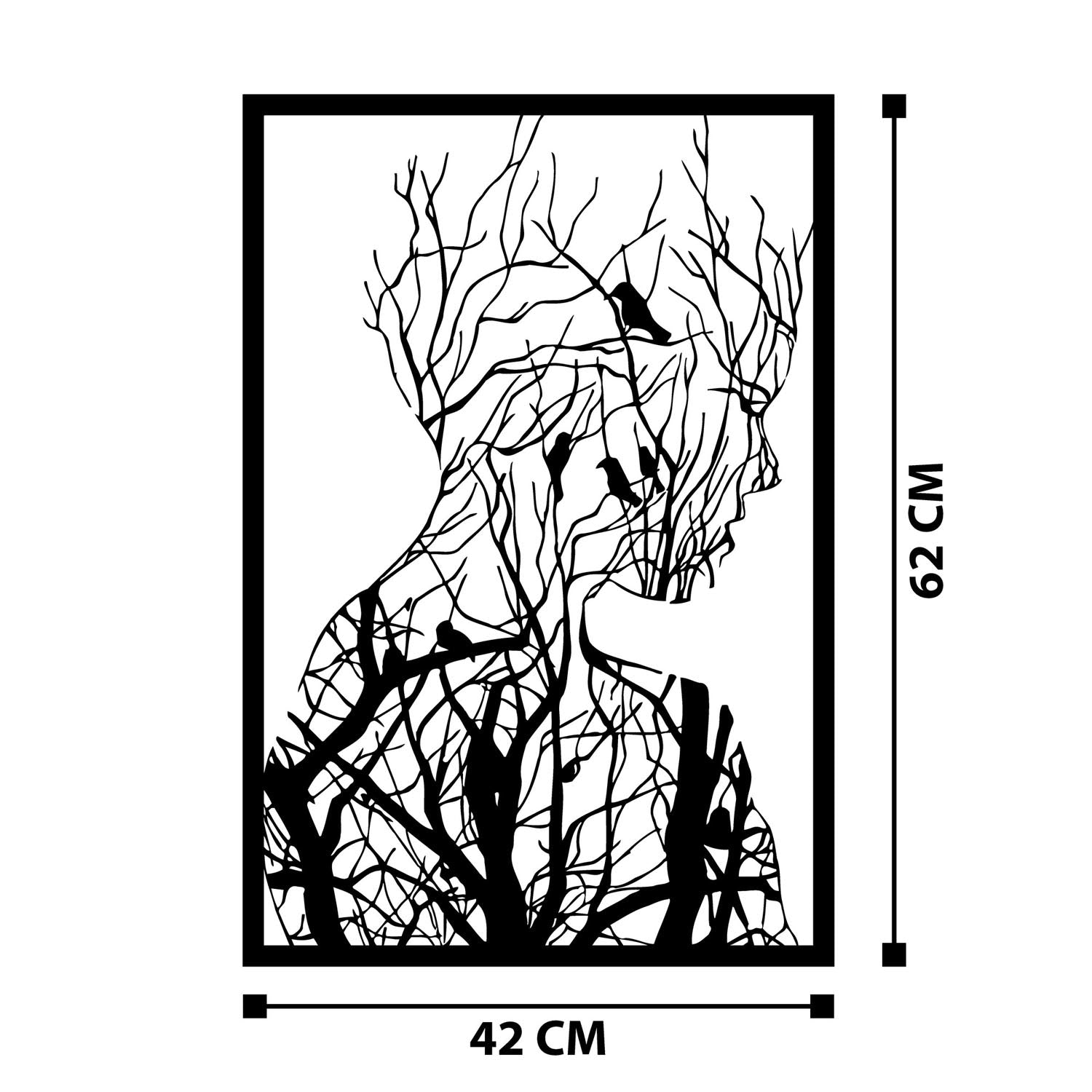 Verleihen Sie Ihrem Raum mit der stilvollen Arakan Wanddeko in Schwarz von Wallity einen Hauch von Raffinesse. Hochwertige Metallverarbeitung und kreative Gestaltungsmöglichkeiten!