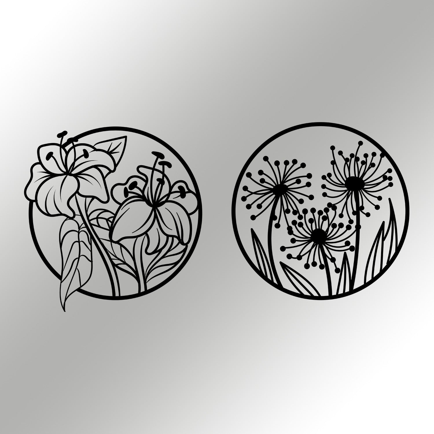 Verleihen Sie Ihrem Zuhause mit der Mucbir Wanddeko von Wallity in Schwarz einen Hauch von Eleganz. Dieses hochwertige Metall-Accessoire ist der perfekte Blickfang für jeden Raum.