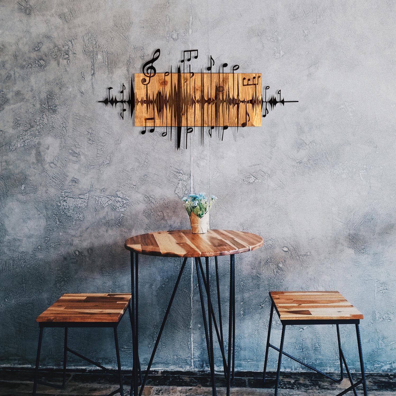 Verleihen Sie Ihrem Zuhause mit der Efsa Wanddeko in Schwarznuss von Wallity einen Hauch von Eleganz und zeitloser Schönheit.