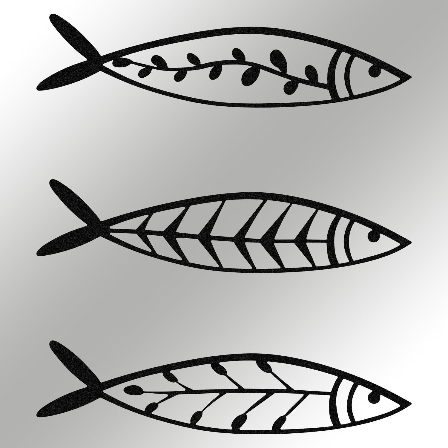 Verleihen Sie Ihrem Zuhause mit der Hamsi Wanddeko von Wallity einen modernen Akzent. Robustes, schwarzes Metall-Design für stilvolle Wände!