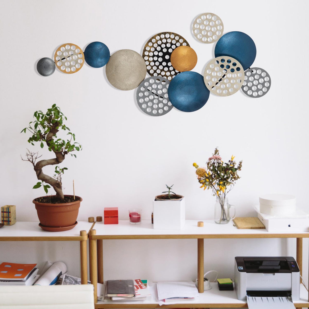 Bronte Wanddeko - Mehrfarbig in Mehrfarbig präsentiert im Onlineshop von KAQTU Design AG. Wanddeko ist von Wallity