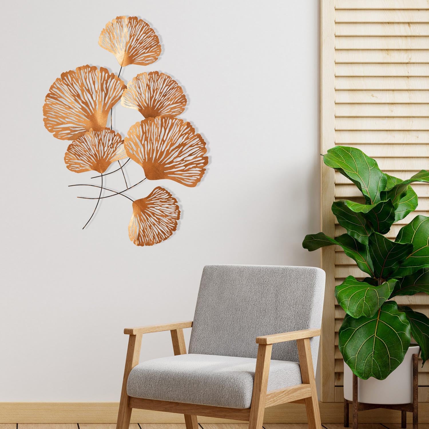 Entdecken Sie die faszinierende Wanddeko Myth - CH110-3 von Wallity. Ein elegantes, mehrfarbiges Metallkunstwerk, das jeden Raum verzaubert!