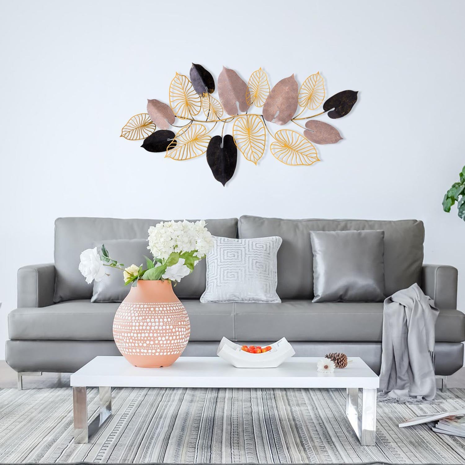 Verleihen Sie Ihrem Zuhause mit der mehrfarbigen Furize Wanddeko von Wallity einen stilvollen Akzent. Handgefertigt und einzigartig!