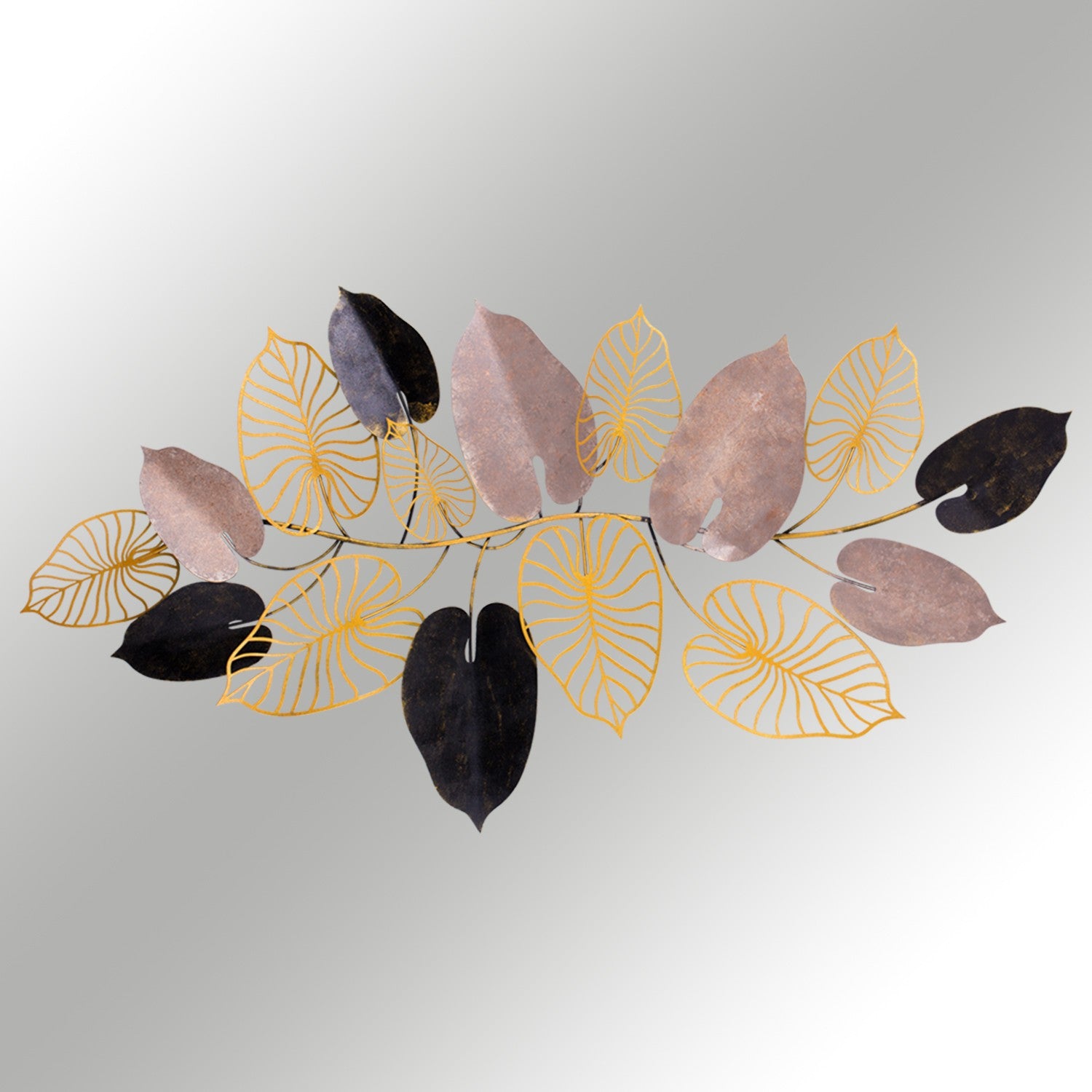 Entdecken Sie die mehrfarbige Furize Wanddeko von Wallity – ein handgefertigtes Kunstwerk, das jedem Raum Eleganz und Stil verleiht.