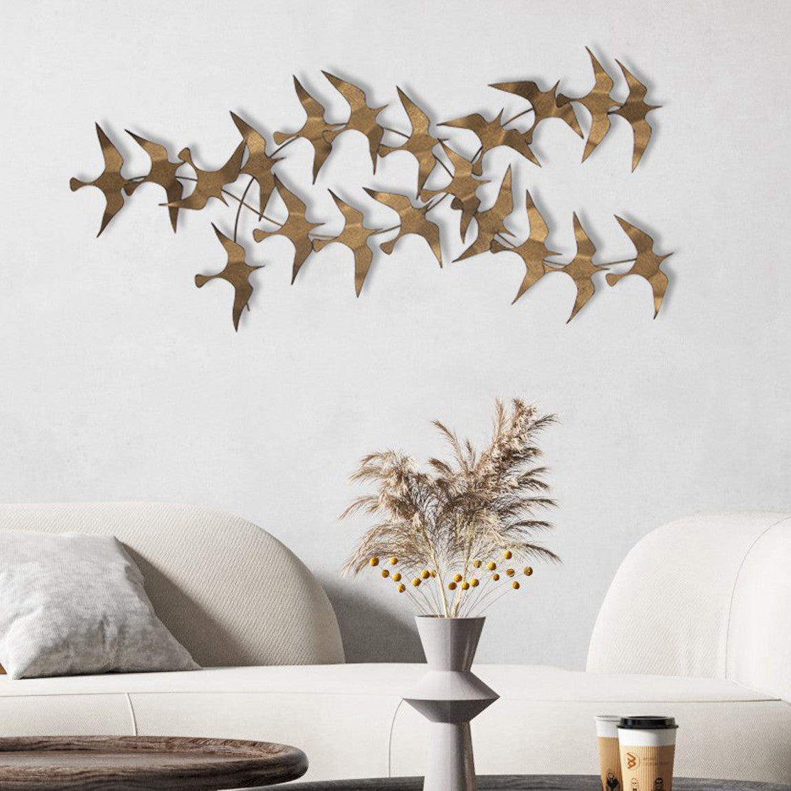 Entdecken Sie die Sahika Wanddeko von Wallity – ein elegantes Metall-Accessoire, das jedem Raum Stil und Raffinesse verleiht. Ideal für Ihr Zuhause!