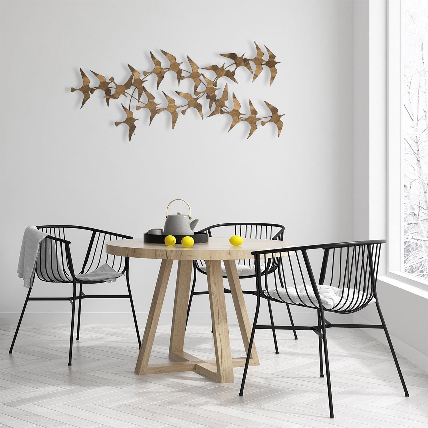 Entdecken Sie die Sahika Wanddeko von Wallity – ein elegantes Metall-Accessoire, das jedem Raum Stil und Raffinesse verleiht. Ideal für kreative Wohnideen!