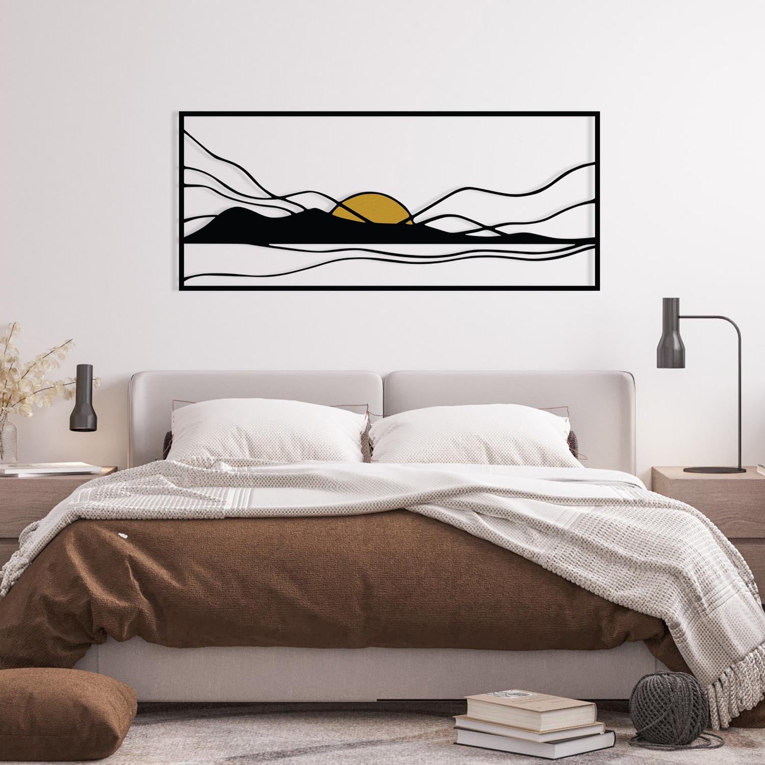 Verleihen Sie Ihrem Zuhause mit der Cerro Wanddeko von Wallity einen Hauch von Eleganz. Dieses mehrfarbige Metall-Accessoire ist perfekt für kreative Akzente!