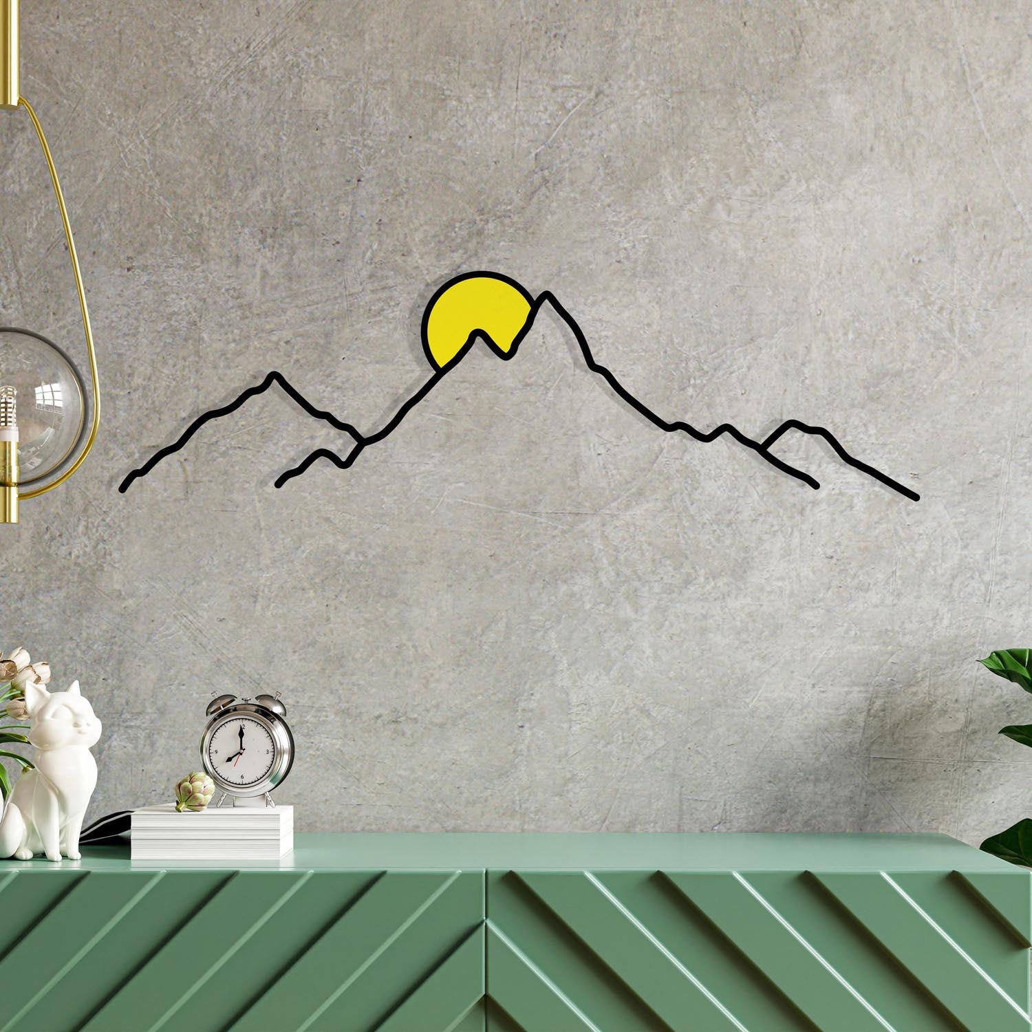 Verleihen Sie Ihrem Raum mit der Agri Wanddeko von Wallity einen Hauch von Stil. Dieses mehrfarbige Metallkunstwerk kombiniert Eleganz und kreative Gestaltungsmöglichkeiten.