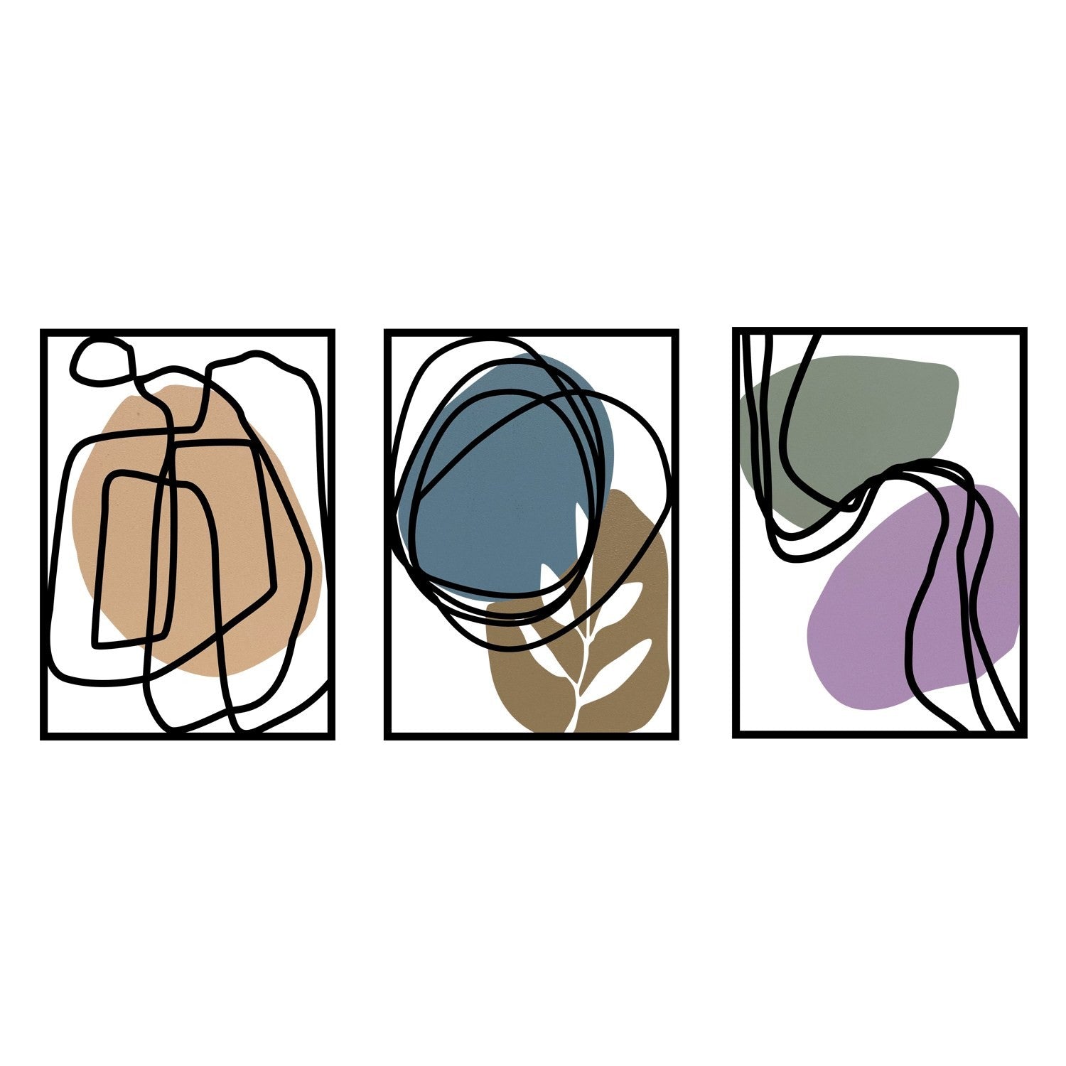 Viyana in Mehrfarbig präsentiert im Onlineshop von KAQTU Design AG. Wanddeko ist von Wallity