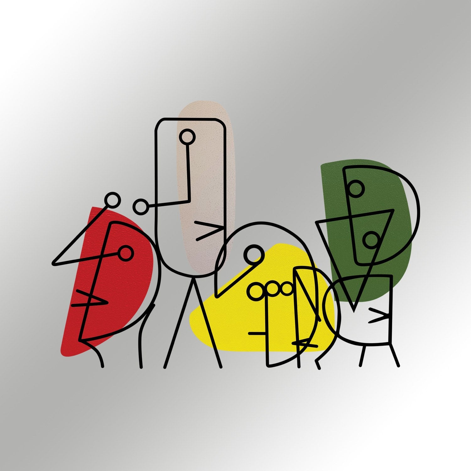 Entdecken Sie die Kubizm 16 Wanddeko von Wallity – ein stilvolles Metall- und Holzkunstwerk, das jedem Raum Eleganz und Charme verleiht.