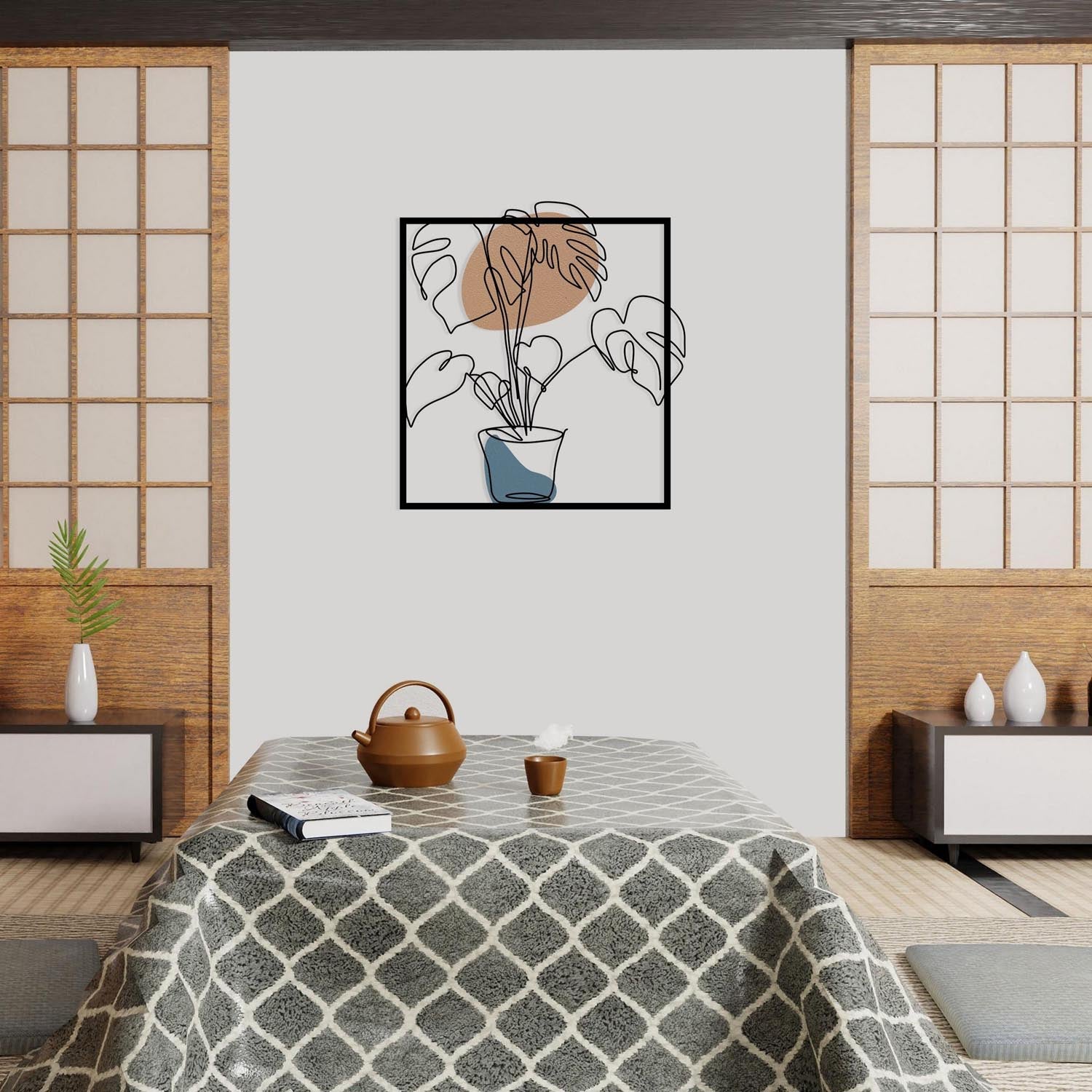 Verwandeln Sie Ihre Wände mit der mehrfarbigen Star Wanddeko von Wallity. Dieses elegante Metallstück vereint Stil und Kreativität für jeden Raum.