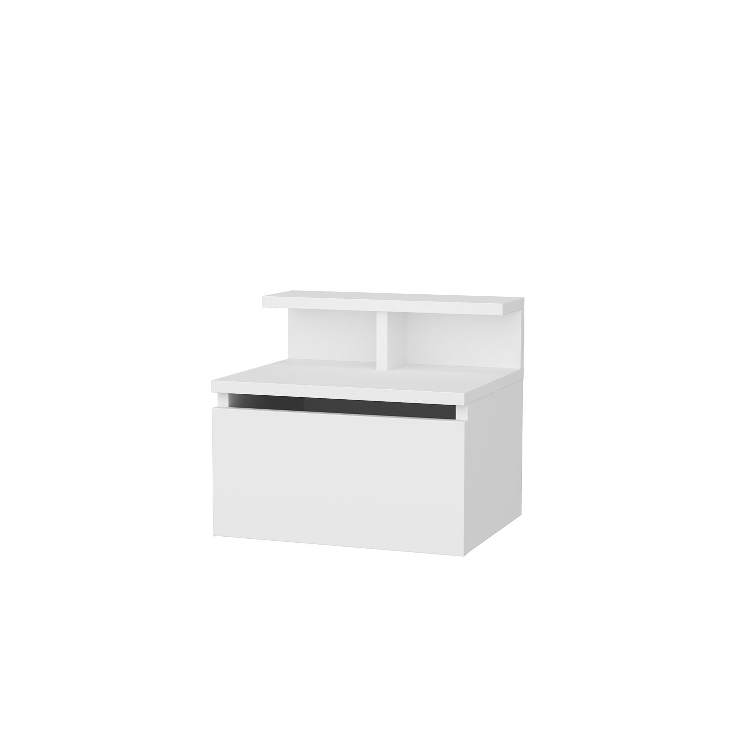 Alice - White in Weiss präsentiert im Onlineshop von KAQTU Design AG. Nachttisch ist von Hanah Home